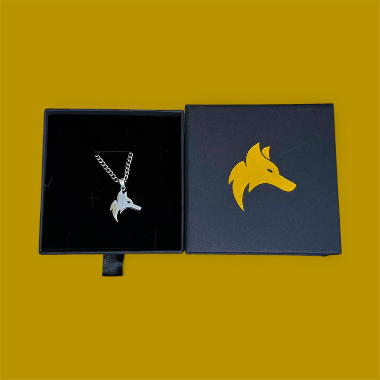 Wolf Silver necklace