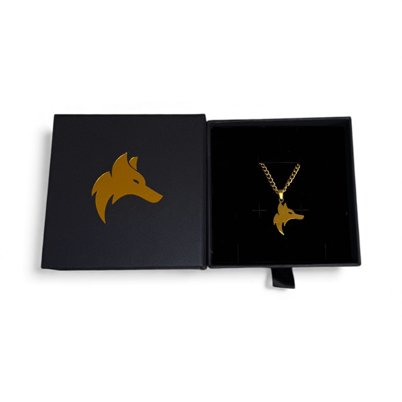 Wolf Gold Necklace