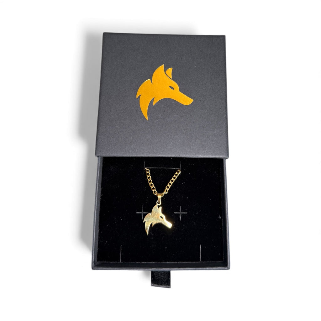 Wolf Gold Necklace