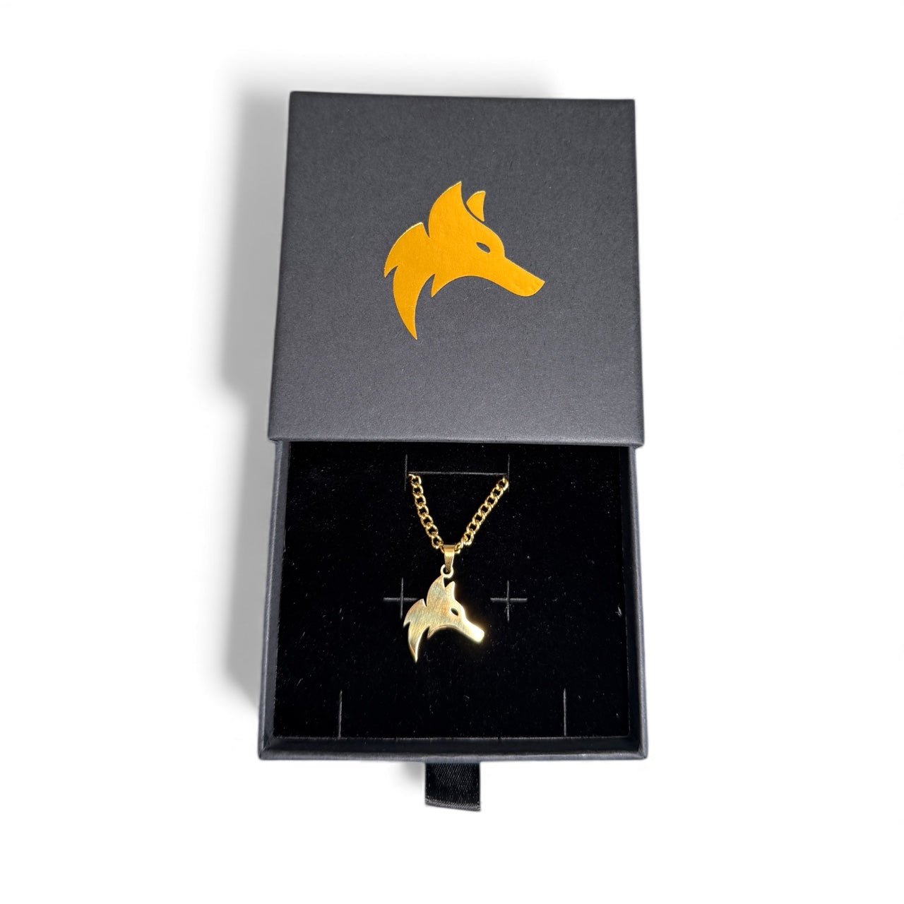 Wolf Gold Necklace